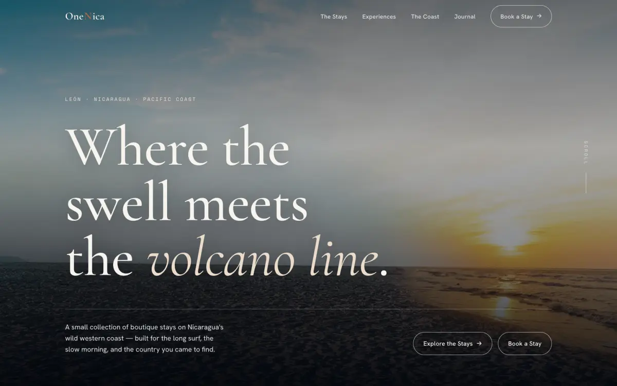 OneNica website